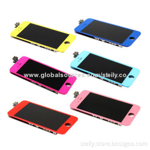 LCD Screen Glass Assembly with Touchscreen Digitizer for iPhone 5, Ideal Cellphone Repair Parts